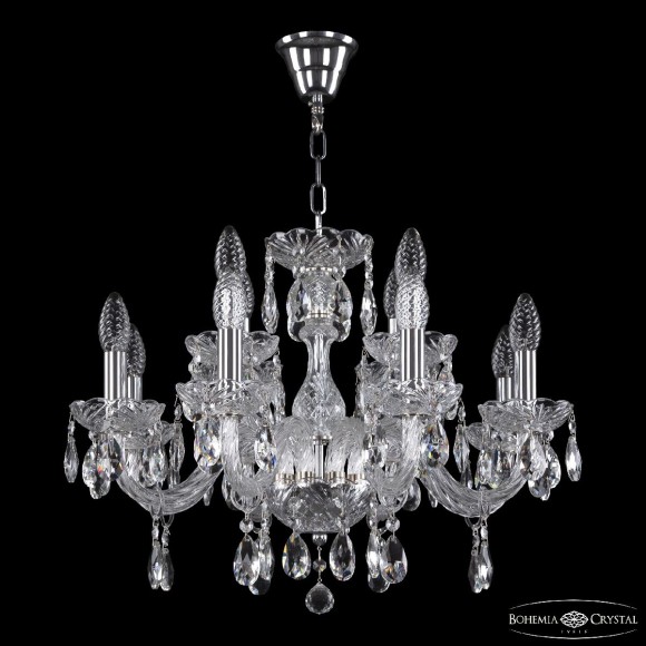 Подвесная люстра Bohemia Ivele Crystal 117/8+4/195 Ni