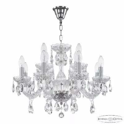 Подвесная люстра Bohemia Ivele Crystal 117/8+4/195 Ni