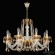 Подвесная люстра Bohemia Ivele Crystal 5402/8/240 G Amber/M-1F K721
