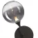 Бра Delight Collection MB23001045H-1B black/smoky, Черный, Дымчатый, Теплый белый