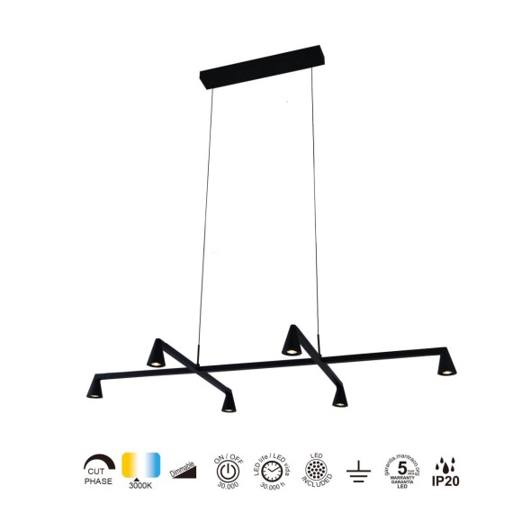 Подвесная люстра Mantra Africa 9409