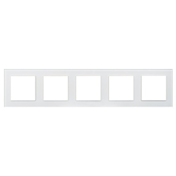 Рамка на 5 постов Arlight FRM-GLARE-GS-5-WH 043805