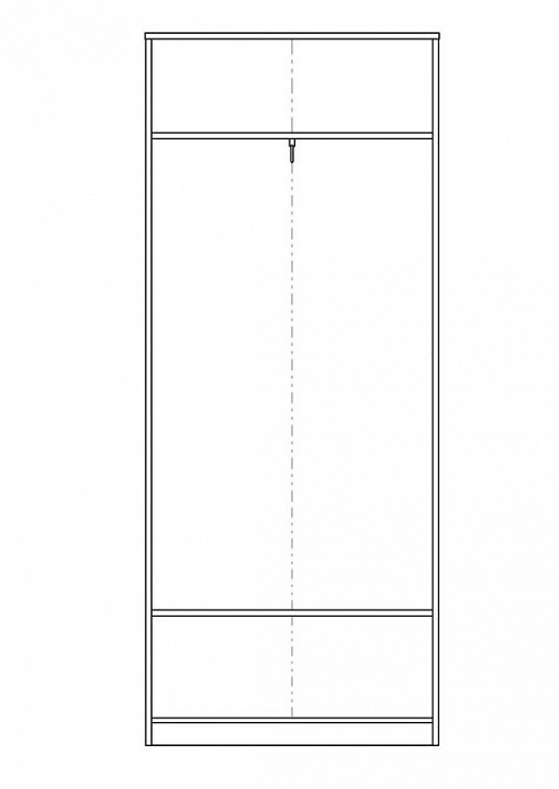 Шкаф платяной Сириус SHST_2-02-01-240-1