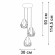 Подвесной светильник Vitaluce V47050-1/3S