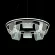 Подвесная люстра LED4U L7706-630 BK, декоративные элементы крупным планом