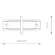 Схема размеров коннектор прямой Nowodvorski Profile Recessed 8968