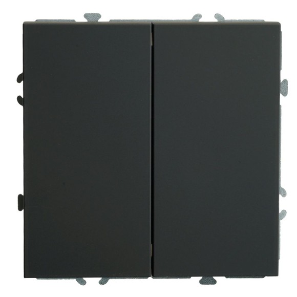 Переключатель 2-клавишный Stekker Эмили RSW10-5107-05ZK 50249