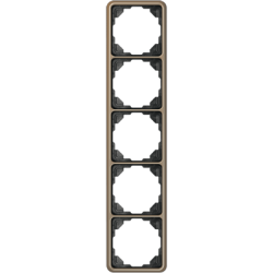 Рамка пятиместная Jung CD585GB