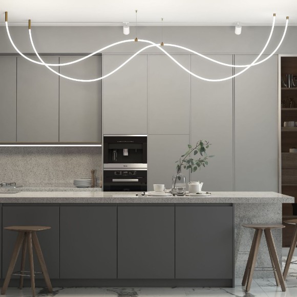 Подвесной трос для круглого гибкого неона Elektrostandard Full light FL 2830 латунь 4690389196003 a063440