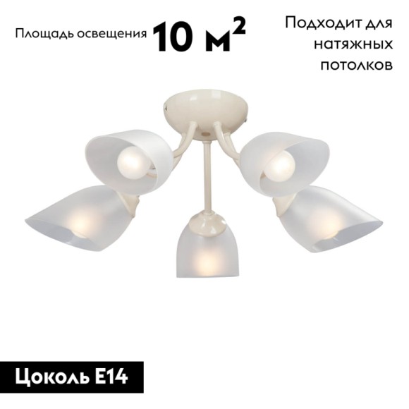 Потолочная люстра Vitaluce V3405/5PL