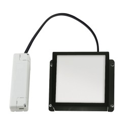 Встраиваемый светильник Uniel Grilyato mini ULP-1010 7W/4000К IP40 GRILYATO OPAL BLACK UL-00012449