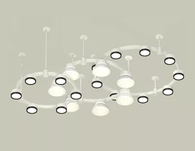 Комплект подвесного светильника Ambrella Light Techno Ring XR92212010 (A9221, A9226, C9241, C9232, C9236, C9231, N8140, N8113)