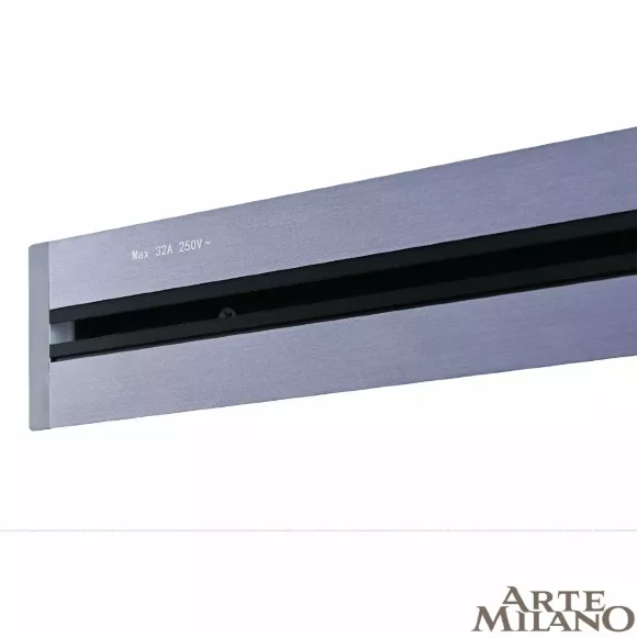 Встраиваемый шинопровод с выключателем Arte Milano Am-track-sockets 385205TBB/50 Grey Встраиваемый шинопровод с выключателем Arte Milano Am-track-sockets 385205TBB/50 Grey