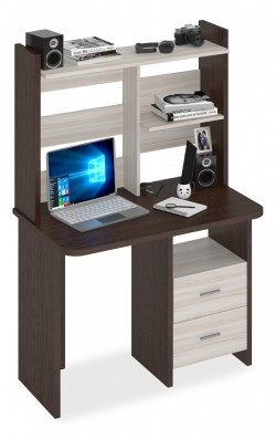 Стол компьютерный Домино Lite СКЛ-Прям100Р+НКЛ-100 MER_SKL-Pryam100R-NKL-100_VK