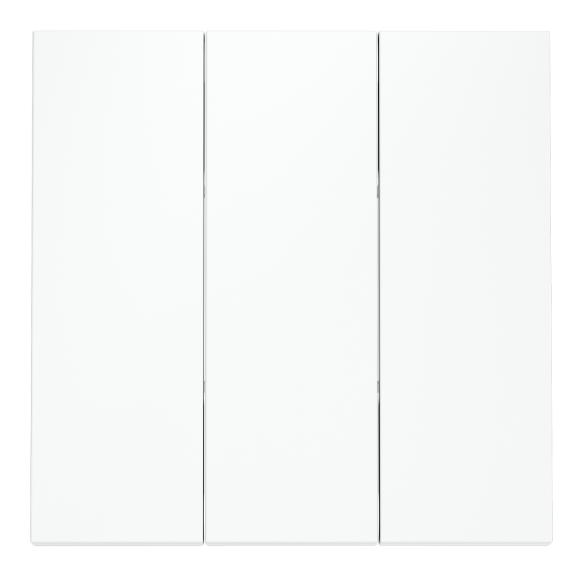 Клавиши для выключателя/переключателя трехклавишного Voltum S70 (белый матовый) VLS000502