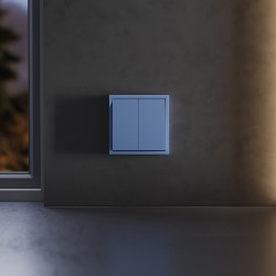 Клавиши для выключателя/переключателя двухклавишного Voltum S70 (деним) VLS000315