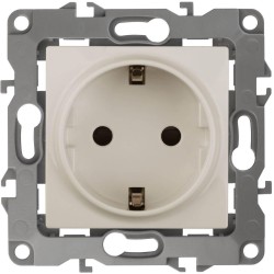 Розетка ЭРА 12 2P E Schuko 16A 250V 12-2101-02 Б0014676