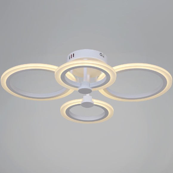 Потолочная светодиодная люстра с пультом управления Reluce 09502-0.3-2+2 WH