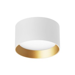 Накладной светильник Arlight SP-BISCOTTO-R140-15W Warm3300-MIX (WH-GD, 80 deg, 230V) 054915