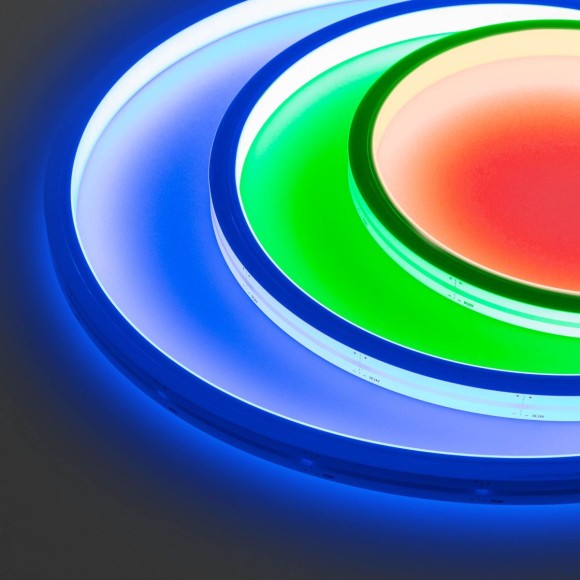 Светодиодная герметичная лента Arlight WAVE-TOP-PU-H120-10x10mm 24V RGB (10 W/m, IP68, 1m, wire x1) 052641