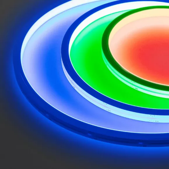 Светодиодная герметичная лента Arlight WAVE-TOP-PU-H120-10x10mm 24V RGB (10 W/m, IP68, 1m, wire x1) 052641