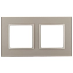 Рамка на 2 поста ЭРА Elegance 14-5102-04 Б0034491