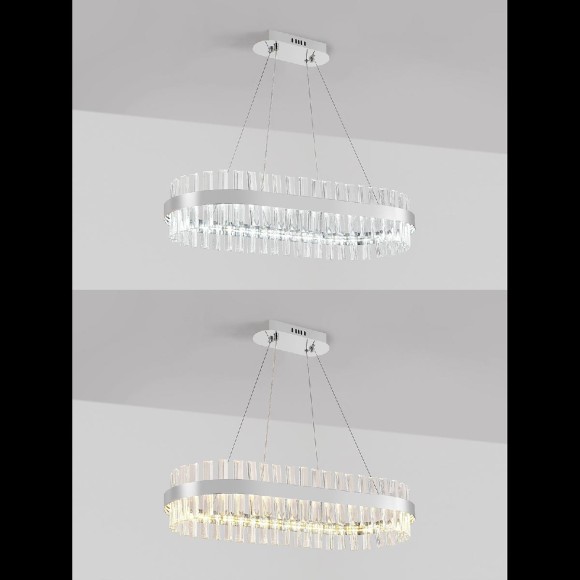 Подвесная светодиодная люстра с пультом управления Natali Kovaltseva Royalton LED LAMPS 81253