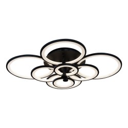 Потолочная светодиодная люстра с пультом управления iLedex Ring A001/8 BK