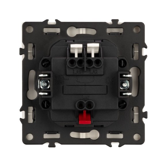 Механизм выключателя двухклавишный непроходной Arlight LED SWT-NOBE-MK02-SFPL-L-WH (230V, 10A) 054239