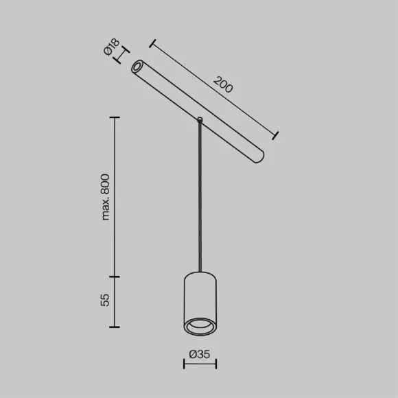 Трековый светильник Maytoni Focus LED C105PL-3W3-6K-BS, 3000, 6000, От теплого до холодного Трековый светильник Maytoni Focus LED C105PL-3W3-6K-BS, 3000, 6000, От теплого до холодного