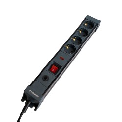 Сетевой фильтр 4-местный с/з Stekker Techno HM22-41-03 50157