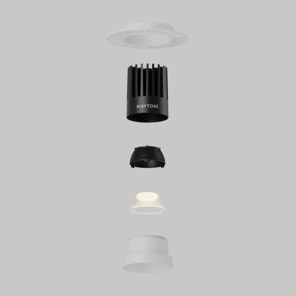 Встраиваемый светильник Maytoni Dip DL121-15W-2.7K-TRS-W