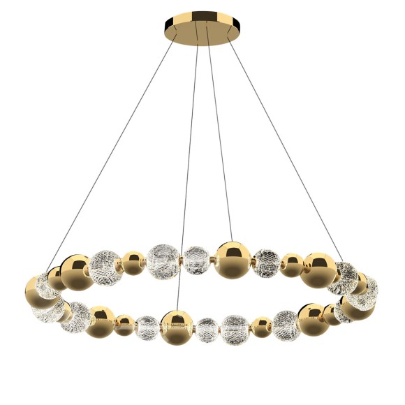 Подвесной светильник DeLight Collection Elliot Diamante MD21001002-1F gold