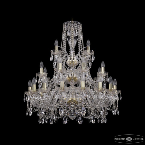 Подвесная люстра Bohemia Ivele Crystal 1411/16+8+4/300/3d G