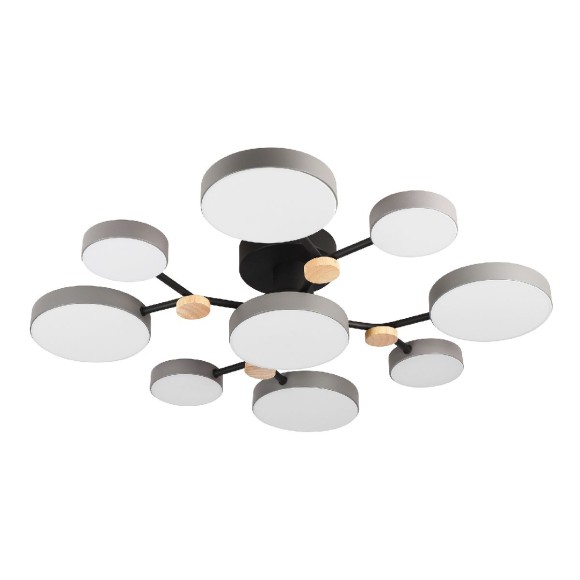 Потолочная светодиодная люстра с пультом управления LED4U L3201-780 GR