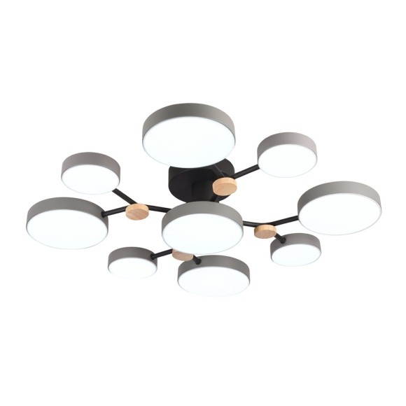 Потолочная светодиодная люстра с пультом управления LED4U L3201-780 GR