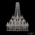 Подвесная люстра Bohemia Ivele Crystal 1413/20+10+5/400/h-158/3d G