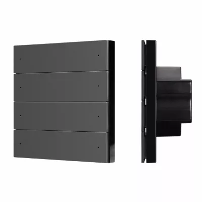Кнопочная панель Arlight SMART DALI-301-22-8K-D2-IN Black (BUS, Frameless) (IARL, IP20 Пластик) 060974