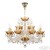 Подвесная люстра Bohemia Ivele Crystal 5402/8+4/195 G Amber/M-1H