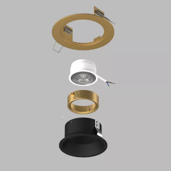 Встраиваемый светильник Lightstar Domino (214613+214607+214003) D61307GMOD Встраиваемый светильник Lightstar Domino (214613+214607+214003) D61307GMOD