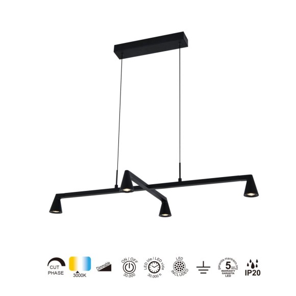 Подвесная люстра Mantra Africa 9410