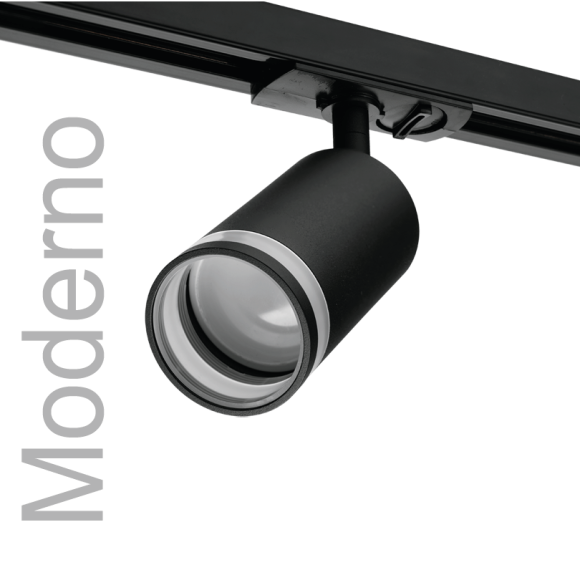 Трековый однофазный светильник Wolta Moderno WTL-GU10/04B