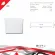 Накладной светильник Reluce 70607-9.5-001OL LED12W WH 4000K, Белый, Нейтральный белый, Металл