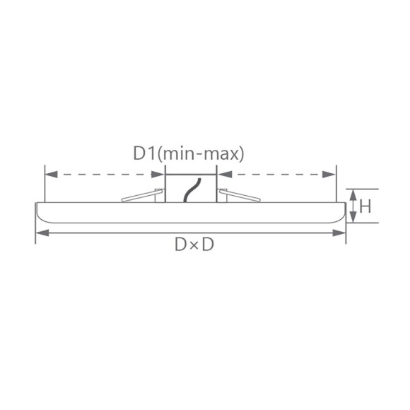 Встраиваемый светильник Feron AL514 41572