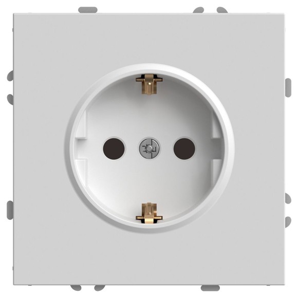 Розетка 1-местная с/з с защитной шторкой Stekker Эмили RST16-5110-01ZK 50235