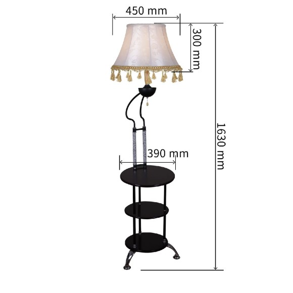 Торшер Reluce 01757-0.6-01 BK