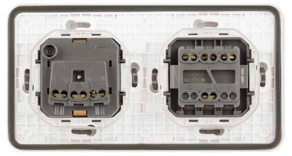 Блок розетка с выключателем Эра Эксперт 11-7522-01 Б0063274