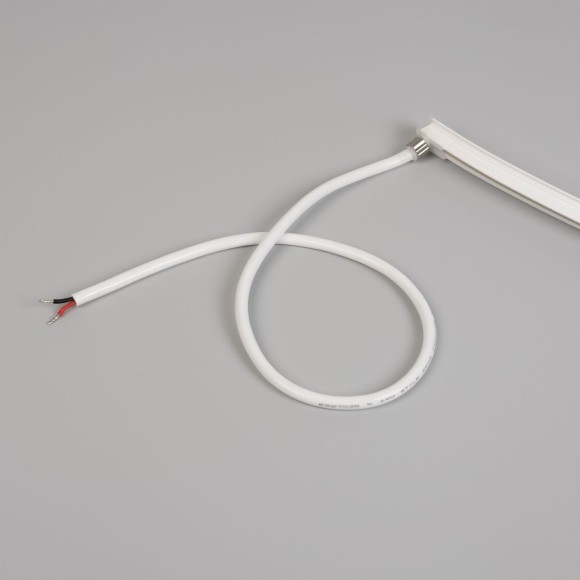 Светодиодная лента герметичная Arlight MOONLIGHT-3D-T-X544-10x10mm 24V Warm3000 (8 W/m, IP67, 5m, wire x1) (Вывод боковой) 055192