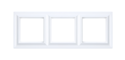 Рамка трехместная Jung EPS483WW