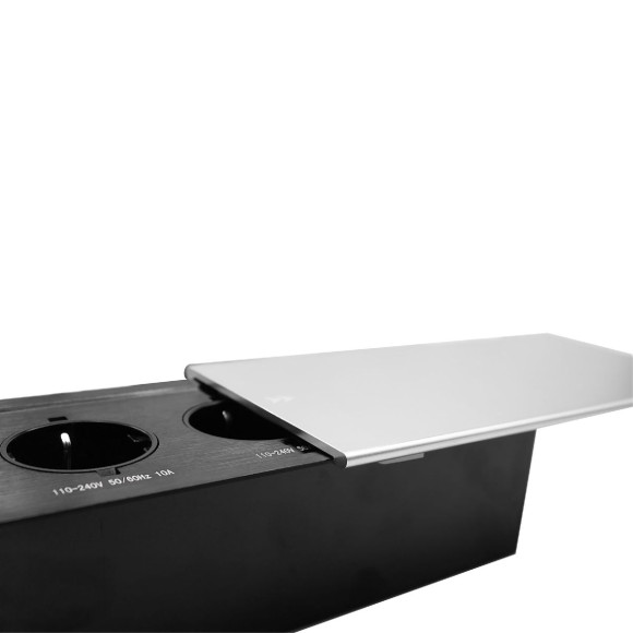 Блок розеток (2 секции + 2 USB с кабелем питания) Mebax 00-00002888